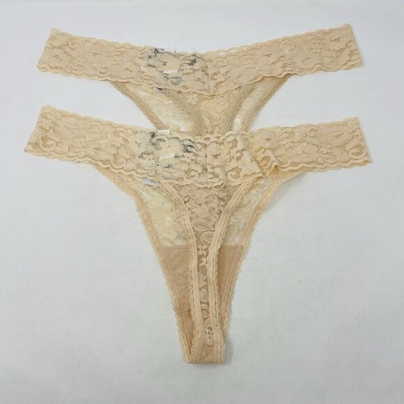 INC International Concepts Womens Lot of 2 XL Lace Thong Underwear Panties 2701 - Picture 4 of 7